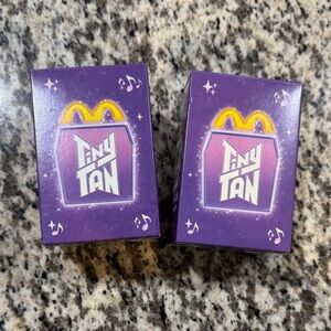 McDonald's BTS Tiny Tan #5 Jimin and #6  V Set